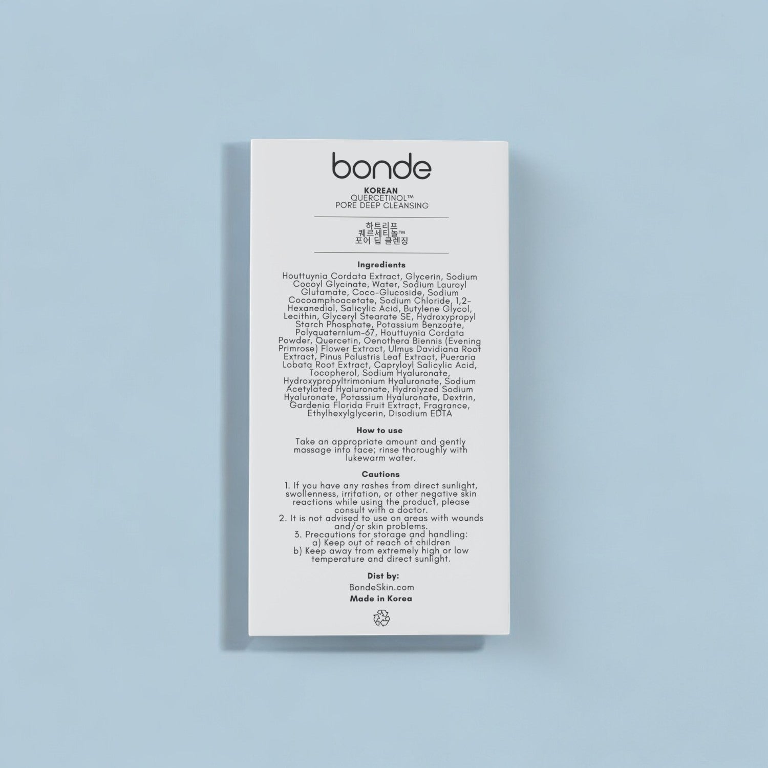 Bonde Korean Cleanser